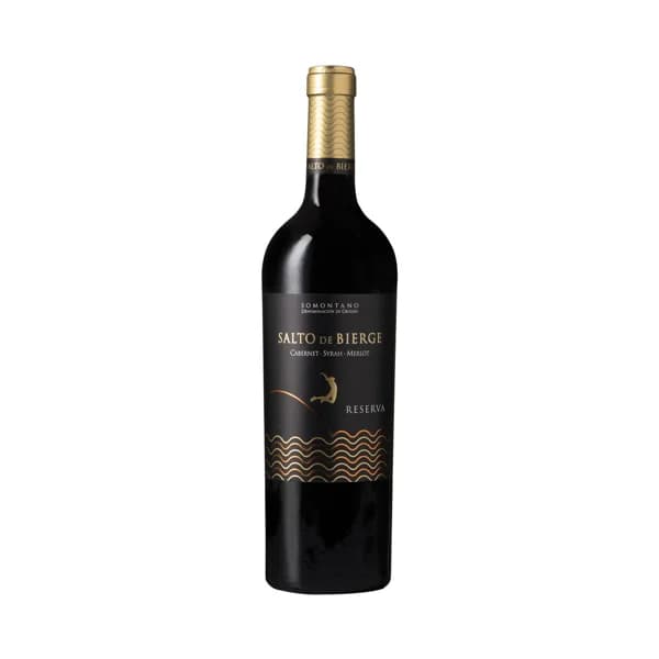SALTO DE BIERGE  Vino tinto reserva con D.O. Somontano botella 75 cl. - 1 ud - Imagen del producto en Findit