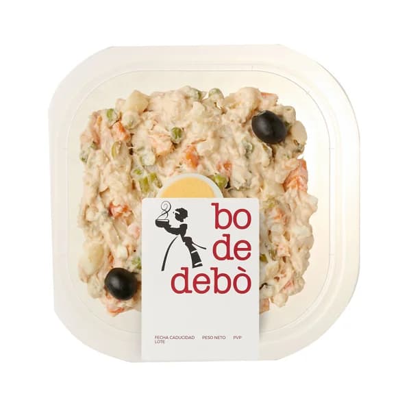 BO DE DEBÓ Ensaladilla rusa con huevo y aceitunas, lista para comer BO DE DEBÓ 300 g. - 0.25 kg - Imagen del producto en Findit