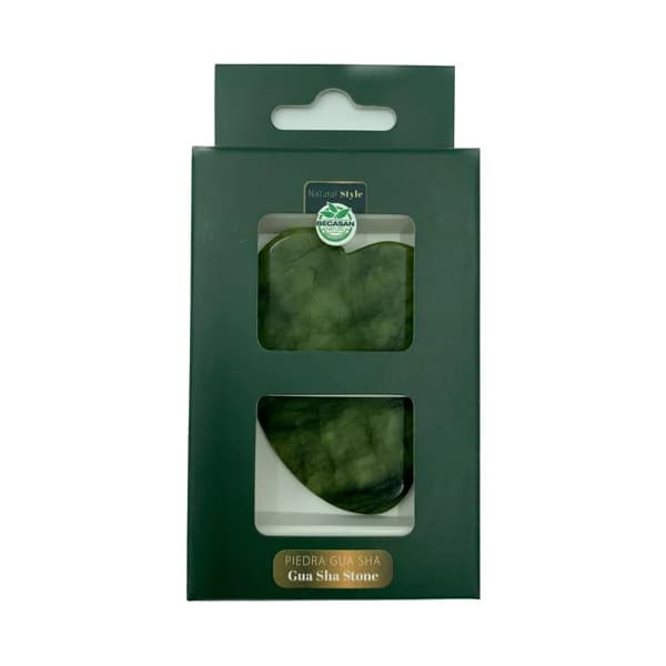 BECASAN Natural style  Piedra Gua sha o jade con acción exfoliante ligera . - 1 ud - Imagen del producto en Findit