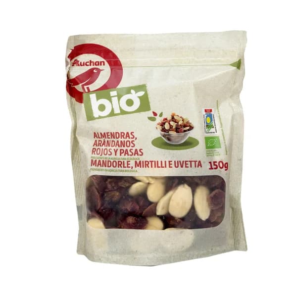 ALCAMPO ECOLÓGICO Almendras, arándanos y pasas 150 g. - 0.15 kg - Imagen del producto en Findit