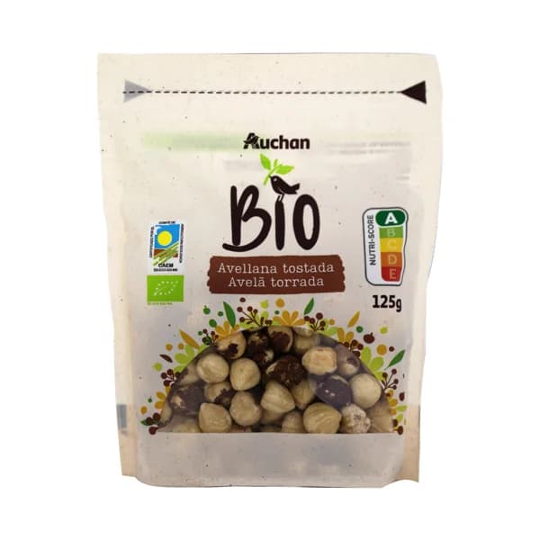 PRODUCTO ALCAMPO Bio Avellanas tostadas ecológicas 125 g. - 0.12 kg - Imagen del producto en Findit