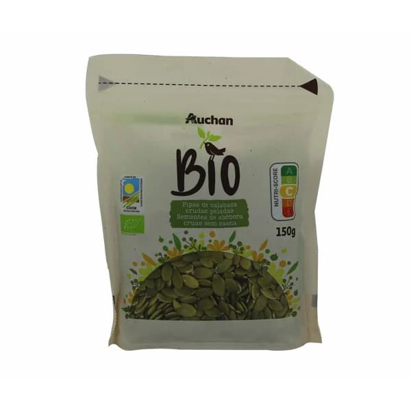 ALCAMPO ECOLÓGICO Pipas de calabaza peladas crudas 150 g. - 0.15 kg - Imagen del producto en Findit