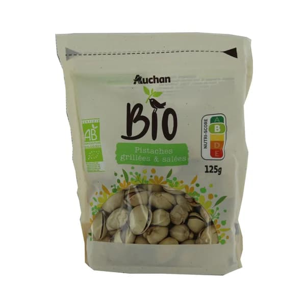 ALCAMPO ECOLÓGICO Pistachos tostados y salados 125 g. - 0.13 kg - Imagen del producto en Findit
