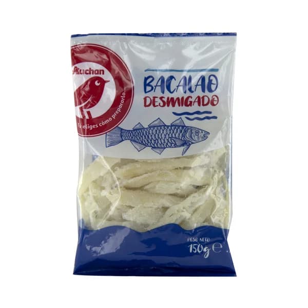 AUCHAN Bacalao salado desmigado 150 g. Producto Alcampo - 0.15 kg - Imagen del producto en Findit