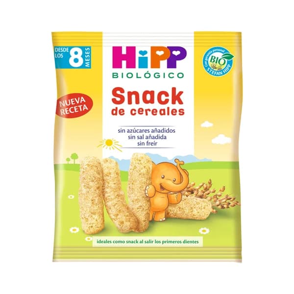 HIPP Biológico Snack de cereales sin freir, a partir de 8 meses 24 g. - 1 ud - Imagen del producto en Findit