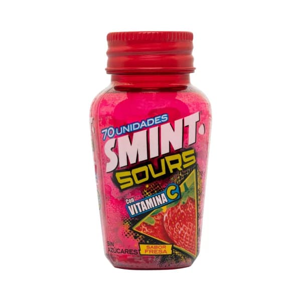 SMINT Sours Strawerry Caramelos con vitamina C 49 g. - 1 ud - Imagen del producto en Findit