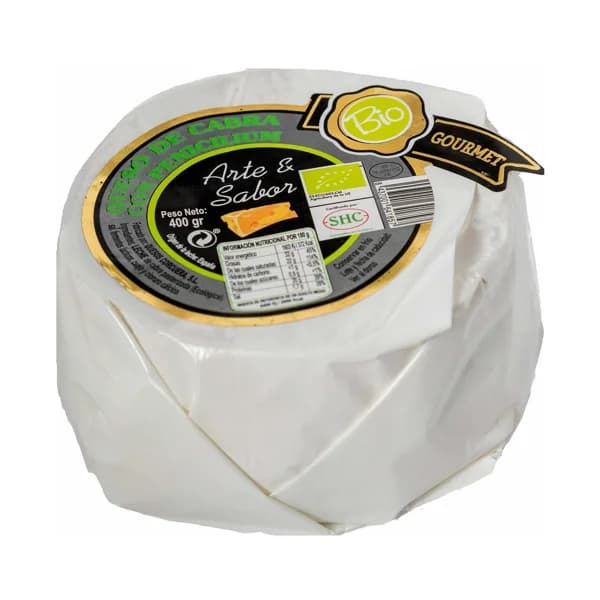 ARTE & SABOR Queso de cabra con penicilium ecológico 400 g. - 0.4 kg - Imagen del producto en Findit