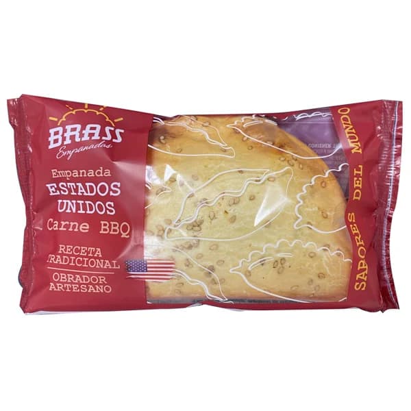 BRASS Empanada de carne a la Barbacoa, receta tradiconal de Estados Unidos 140 g. - 0.14 kg - Imagen del producto en Findit