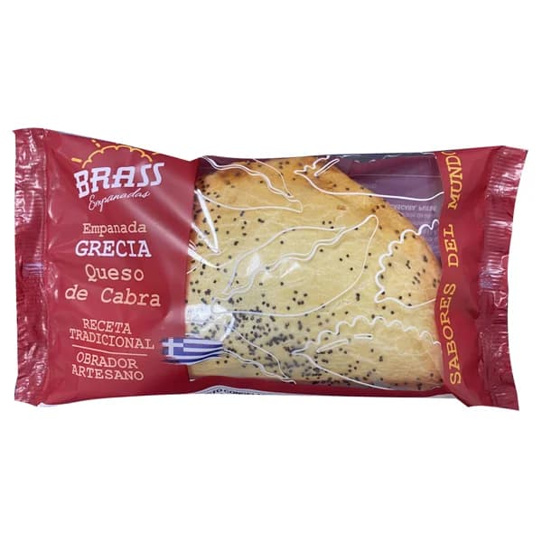 BRASS Empanada de queso de cabra, receta tradicional de Grecia 140 g. - 0.14 kg - Imagen del producto en Findit