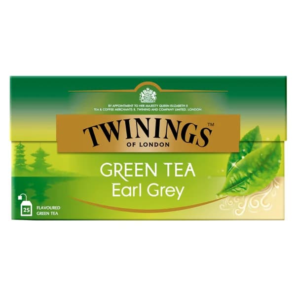 TWININGS Earl grey Té verde 25 uds 40 g. - 1 ud - Imagen del producto en Findit