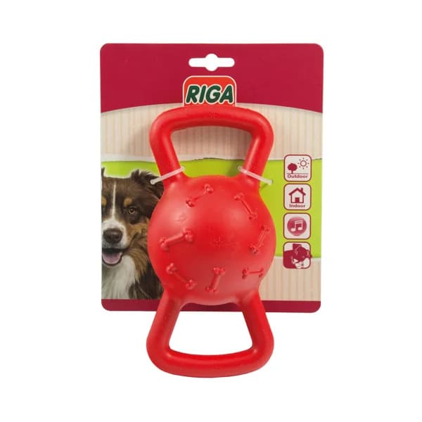 RIGA Pelota musical para perros 9 cm. - 1 ud - Imagen del producto en Findit