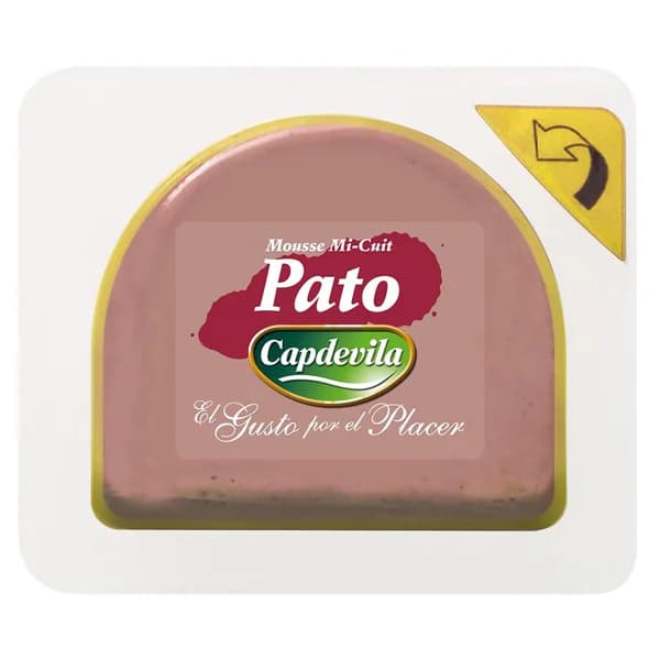 CAPDEVILLA Mousse Mi-cuit de higado de pato, elaborado sin gluten CAPDEVILLA 55 g. - 0.06 kg - Imagen del producto en Findit
