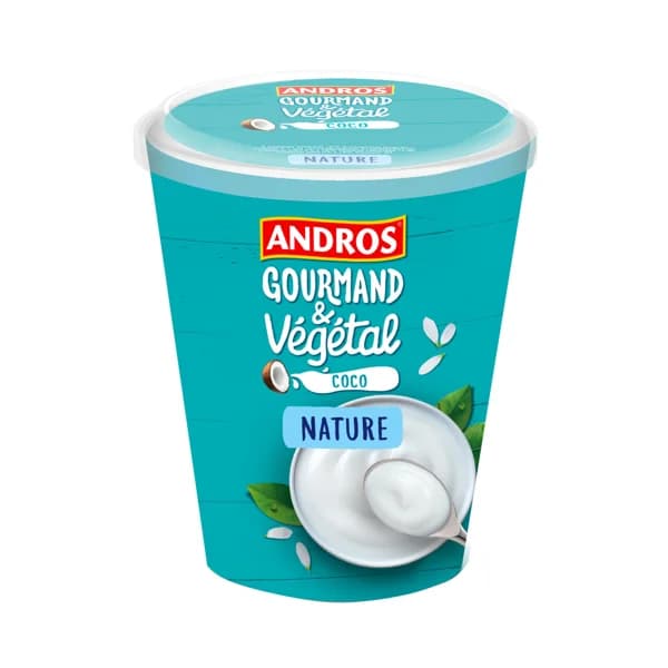 ANDROS Especialidad vegetal fermentada natural de extracto de nuez de coco Gourmand & vegetal 400 g. - 0.4 kg - Imagen del producto en Findit