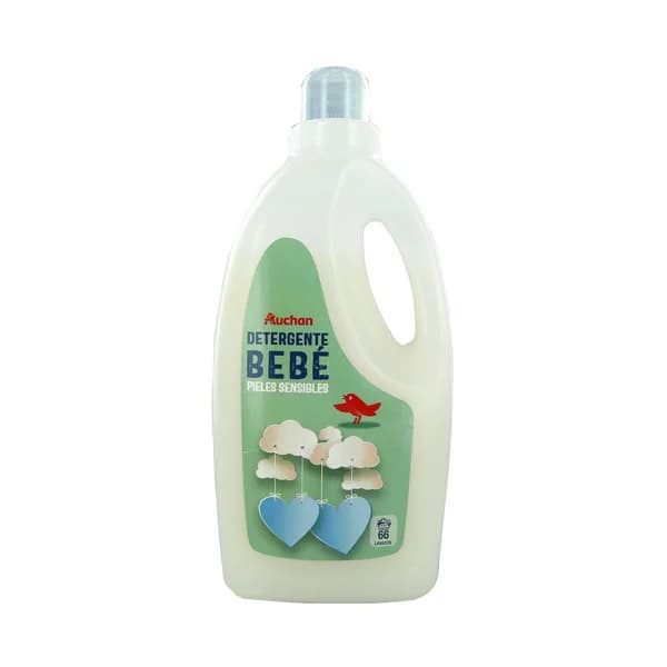 PRODUCTO ALCAMPO Detergente líquido para la piel sensible del bebé 66 lav.. 2L - 1 ud - Imagen del producto en Findit