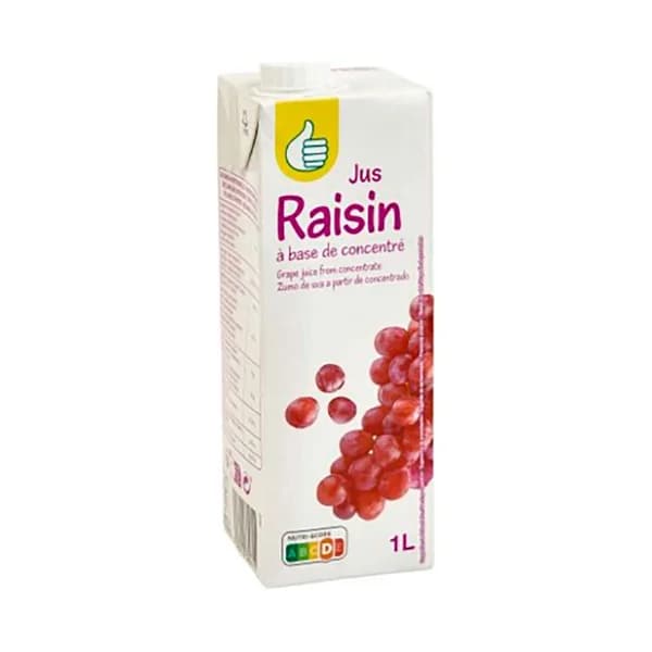 PRODUCTO ECONÓMICO ALCAMPO Zumo de uva 1 l. - 1 l - Imagen del producto en Findit