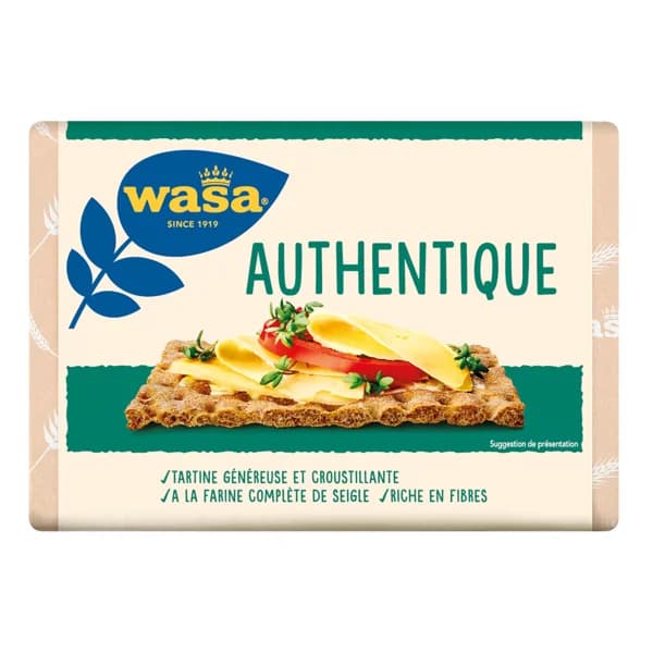 WASA Authentique Pan tostado 275g. - 0.28 kg - Imagen del producto en Findit