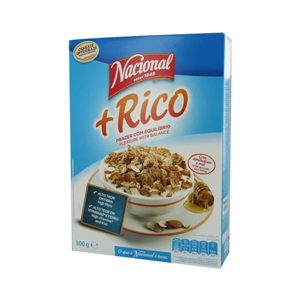 NACIONAL Cereales de trigo, miel y almendra 300 g. - 0.3 kg - Imagen del producto en Findit