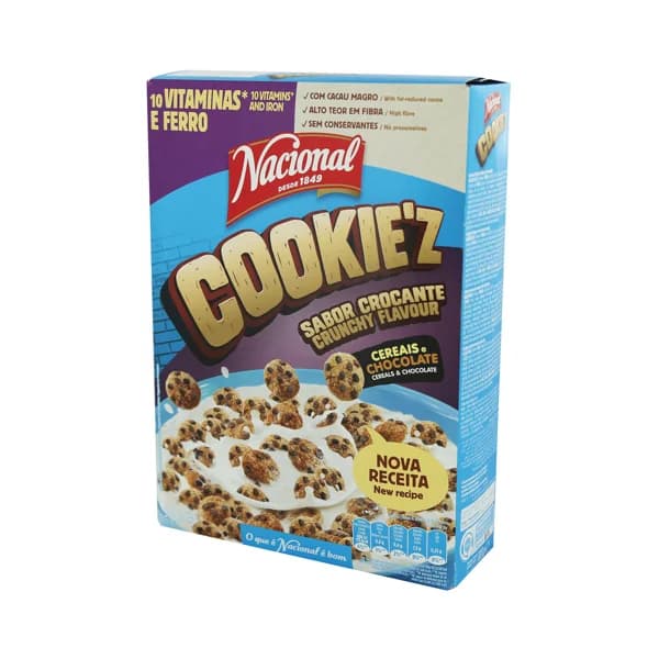 NACIONAL Cereales Cookie Z mini cookies 300 g. - 0.3 kg - Imagen del producto en Findit