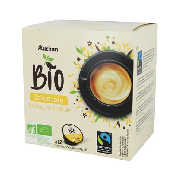 ALCAMPO ECOLÓGICO Café en cápsulas de Colombia I5, 12 uds. - 0.08 kg - Imagen del producto en Findit