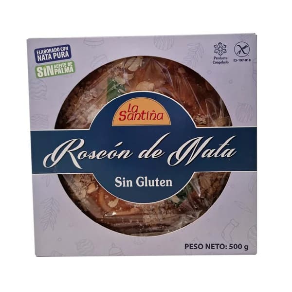 SANTIÑA Roscón reyes nata sin gluten 500 gr. - 0.5 kg - Imagen del producto en Findit