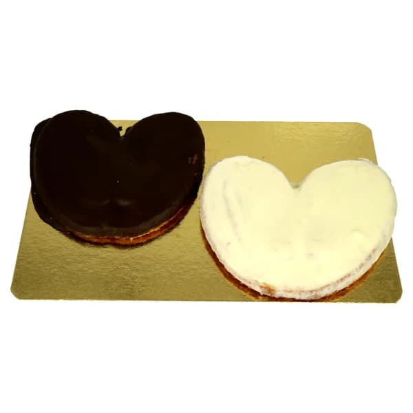 Palmeras recubierta de chocolate (1) y chocolate blanco (1). - 1 ud - Imagen del producto en Findit