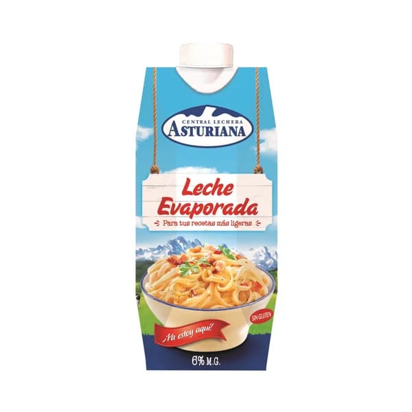 CENTRAL LECHERA ASTURIANA Leche evaporada CENTRAL LECHERA ASTURIANA 330 ml - 0.35 kg - Imagen del producto en Findit
