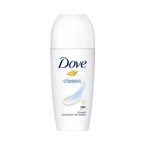 DOVE Classic Desodorante roll on para mujer con protección antitranspirante hasta 48 horas 50 ml. - 0.05 l - Imagen del producto en Findit