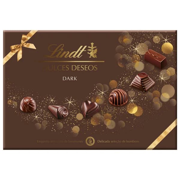 LINDT Dulces deseos dark surtido de bombones 337 g. - 0.34 kg - Imagen del producto en Findit