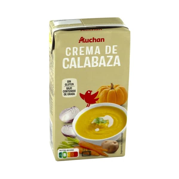 PRODUCTO ALCAMPO Crema de calabaza 500 g. - 0.5 kg - Imagen del producto en Findit