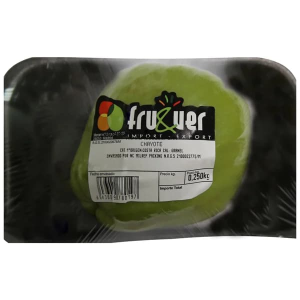 Chayote 250 gr - 0.25 kg - Imagen del producto en Findit