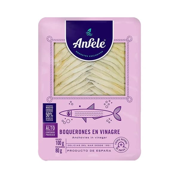 ANFELE Boquerón en vinagre 80 g. - 0.08 kg - Imagen del producto en Findit