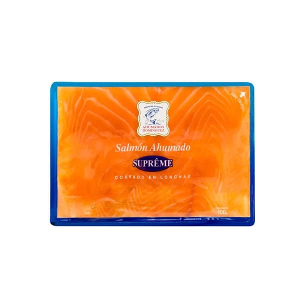 AHUMADOS DOMINGUEZ Salmón ahumado 100g - 0.1 kg - Imagen del producto en Findit