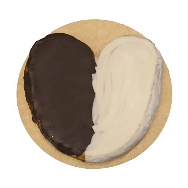 Palmera tierna XXL de chocolate blanco y negro, 380g. - 0.38 kg - Imagen del producto en Findit