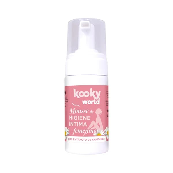KOOKY WORLD Mousse para la higiene íntima femenina con extracto de camomila KOOKY WORLD 100 ml. - 0.1 l - Imagen del producto en Findit