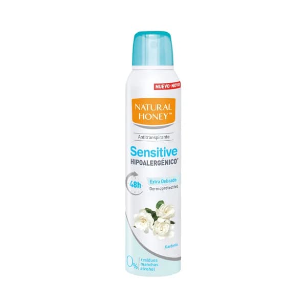 NATURAL HONEY Sensitive Desodorante en spray para mujer, con aroma a gardenia 200 ml. - 0.2 l - Imagen del producto en Findit