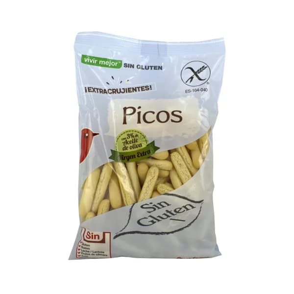PRODUCTO ALCAMPO Picos sin gluten PRODUCTO ALCAMPO 100 g. - 0.1 kg - Imagen del producto en Findit