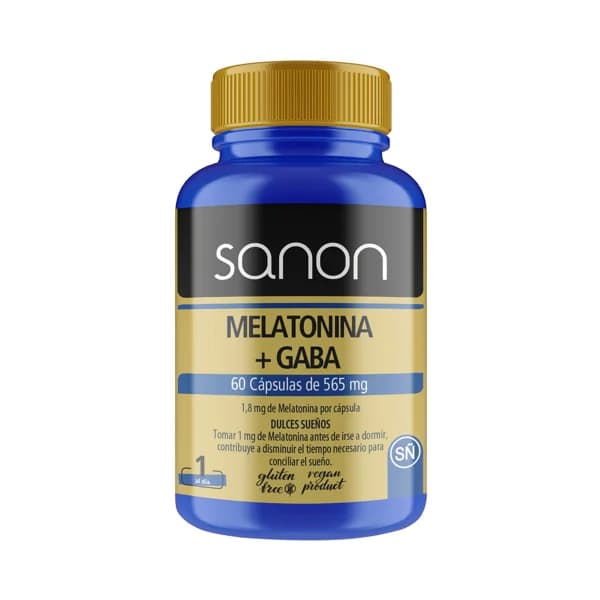 SANON Complemento alimenticio a base de Melatonina 60 cápsulas. - 1 ud - Imagen del producto en Findit