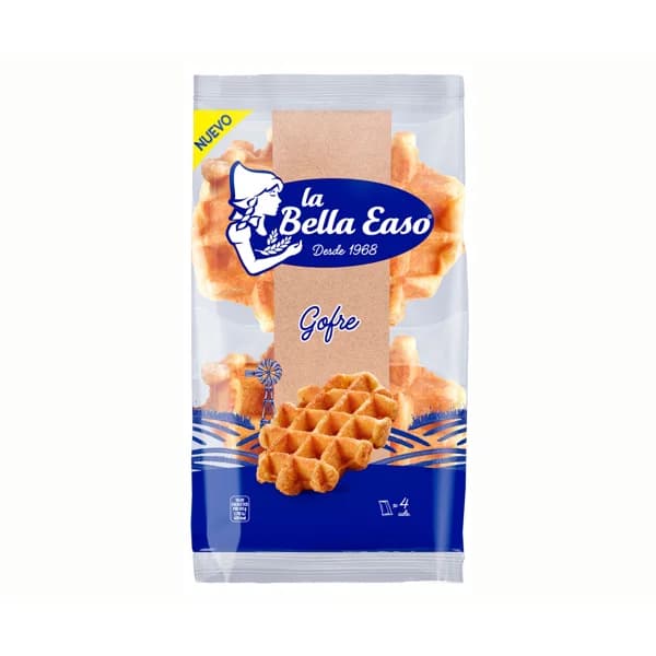 LA BELLA EASO Gofres 4 uds 180 g. - 0.18 kg - Imagen del producto en Findit