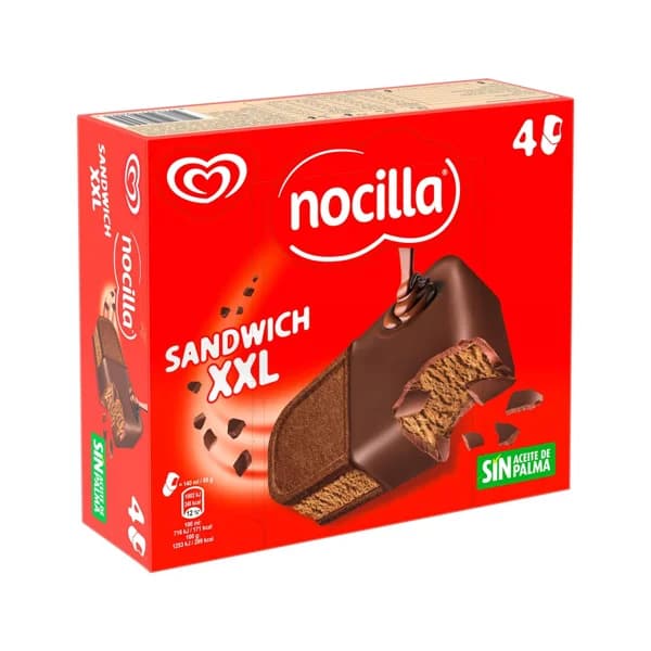 FRIGO Sandwich XXL nocilla 4 x 140 ml. 320 g. - 0.14 l - Imagen del producto en Findit