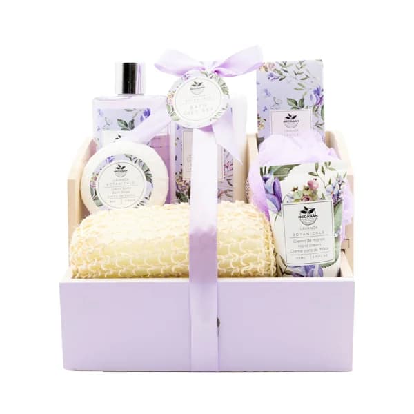 BECASAN NATURE Organizador de madera con productos para la higiene y el cuidado personal. - 1 ud - Imagen del producto en Findit