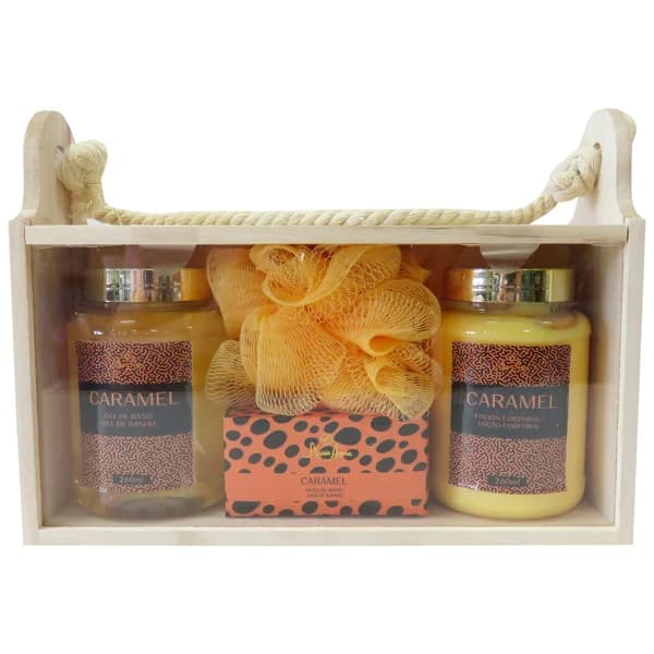 MARIA AYORA Caramel Cesta con productos para el baño. - 1 ud - Imagen del producto en Findit