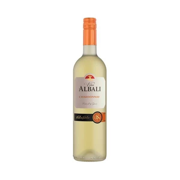 VIÑA ALBALI  Vino blanco Chardonnay con D.O. Valdepeñas VIÑA ALBALI botella de 75 cl. - 1 ud - Imagen del producto en Findit