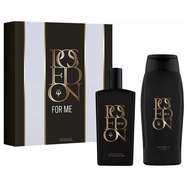 POSEIDON For me Estuche para hombre con colonia y gel. - 1 ud - Imagen del producto en Findit