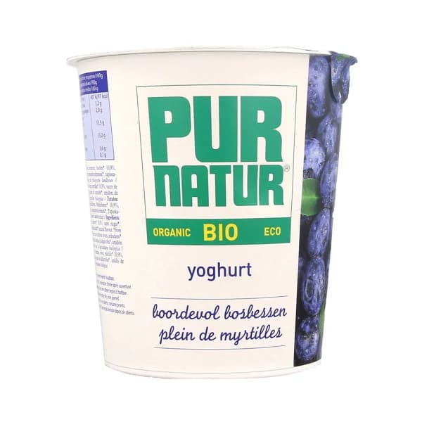 PUR NATUR Yogur con arandanos ecológico PURNATUR 700 g. - 0.7 kg - Imagen del producto en Findit