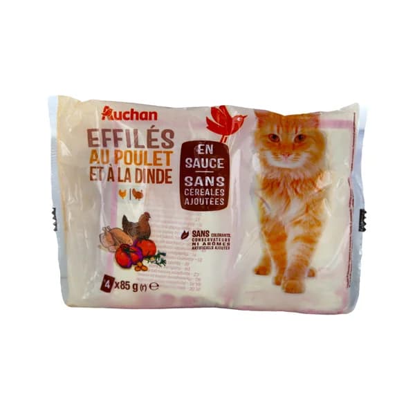 PRODUCTO ALCAMPO Al gato húmedo bolsa carne grain free salsa 4 x 85 g. - 0.34 kg - Imagen del producto en Findit