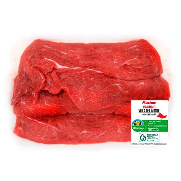 ALCAMPO CULTIVAMOS LO BUENO Filetes de espaldilla de 1ª B de vacuno Villa del monte - 1 ud - Imagen del producto en Findit