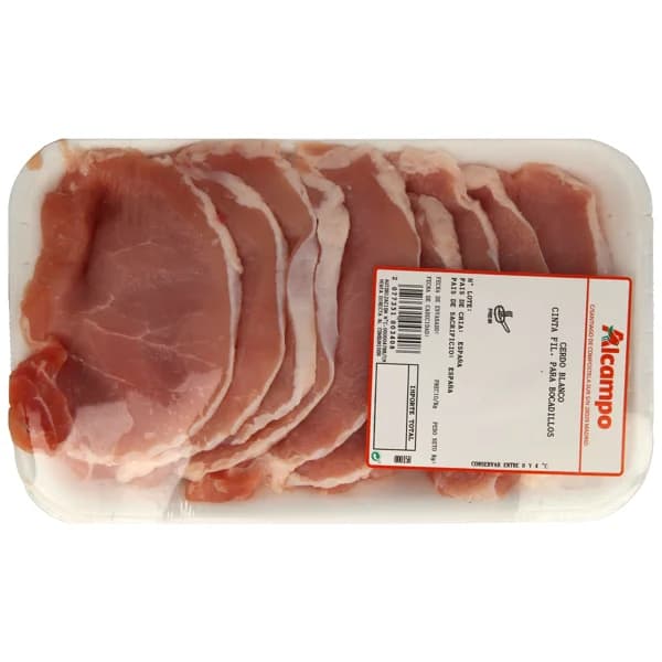 Filetes de cinta de lomo con corte fino - 1 ud - Imagen del producto en Findit