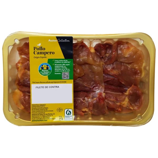 ALCAMPO CULTIVAMOS LO BUENO Escalopes de contramuslo de pollo campero  Bandjea - 1 ud - Imagen del producto en Findit