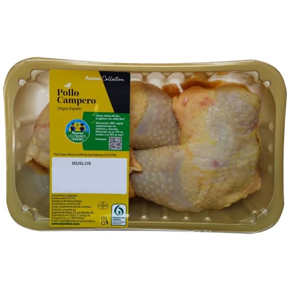 ALCAMPO CULTIVAMOS LO BUENO  Muslos de pollo campero Bandeja. - 1 ud - Imagen del producto en Findit