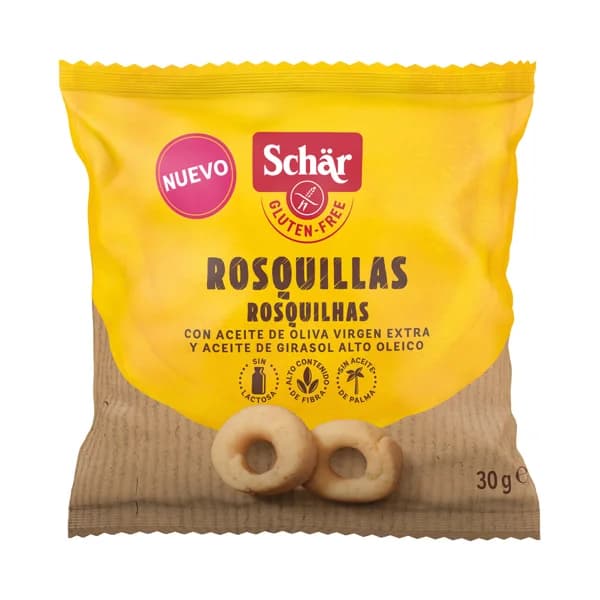SCHÄR Rosquillas sin gluten con aceite de oliva virgen extra SHÄR 30 g. - 0.03 kg - Imagen del producto en Findit